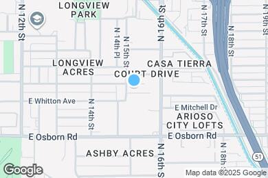 Map image of the property - 1510 E Whitton Ave