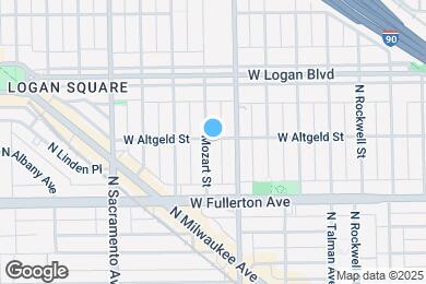 Map image of the property - 2457 N Mozart St