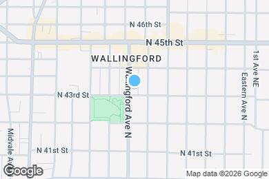 Map image of the property - 4308 Wallingford Ave N