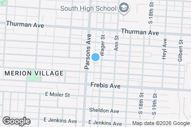 Map image of the property - 477 E Gates St