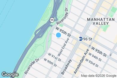 Map image of the property - 310 W 94th St