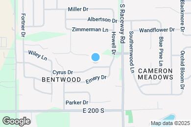 Map image of the property - 10874 Cyrus Dr