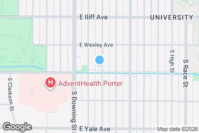 Map image of the property - 2475 S Lafayette St