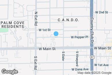 Map image of the property - 639 W Pepper Pl