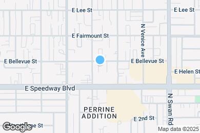 Map image of the property - Bellevue Apartments