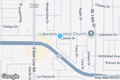 Map image of the property - 1011 Caliente Dr