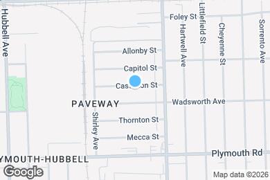 Map image of the property - 13687 Castleton St
