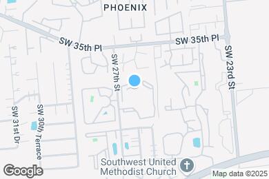 Map image of the property - 3705 SW 27th St