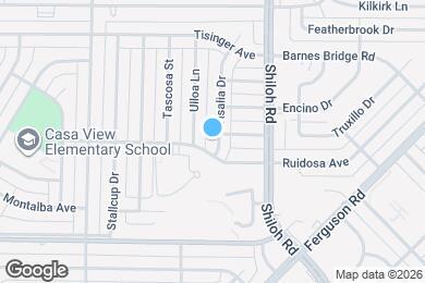 Map image of the property - 10911 Visalia Dr