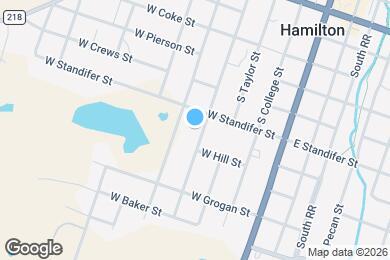 Map image of the property - Apex Townhomes