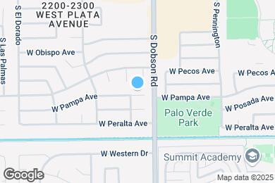 Map image of the property - 2034 W Pampa Cir
