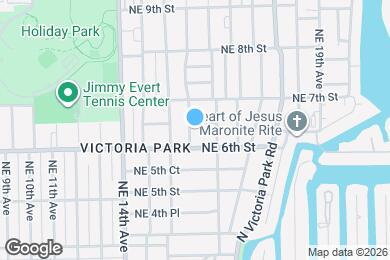 Map image of the property - 616 NE 16th Terrace