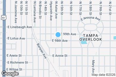 Map image of the property - 9801 N Aster Ave