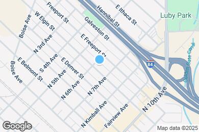 Map image of the property - 605 E Elgin St