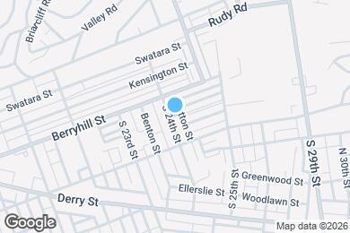 Map image of the property - 517 S 24th St