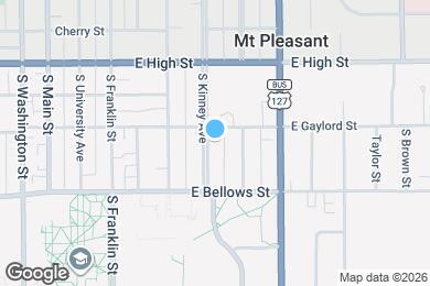 Map image of the property - 1009 S Kinney Ave