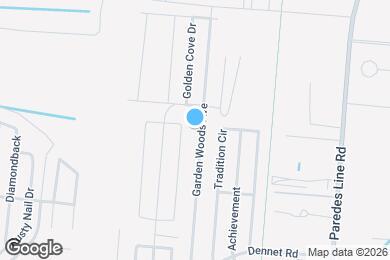 Map image of the property - 6709 Garden Woods Ave