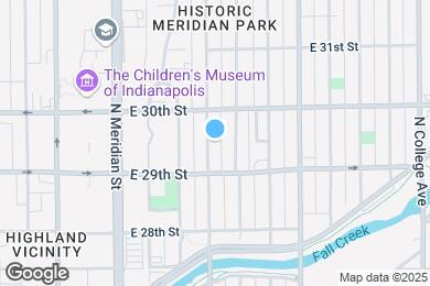 Map image of the property - 2935 North Delaware Street