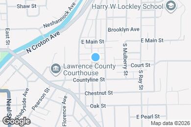 Map image of the property - 603 Court St