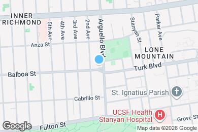 Map image of the property - 16 Balboa St