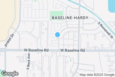 Map image of the property - 1116 W Dunbar Dr