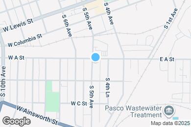 Map image of the property - 805 S 5th Ave