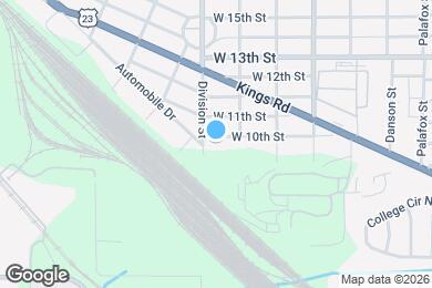 Map image of the property - 2328 W 10th St