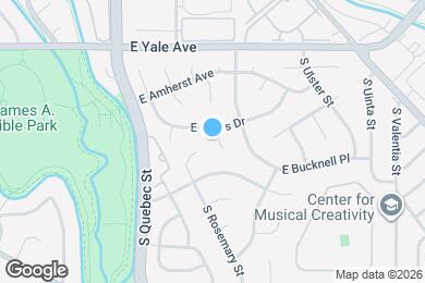 Map image of the property - 2923 S Reading Ct