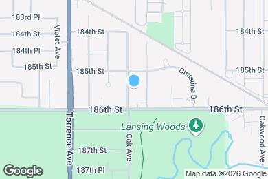 Map image of the property - 18523 Oak Ave