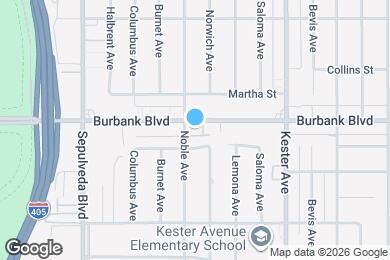 Map image of the property - 15050 Burbank Blvd