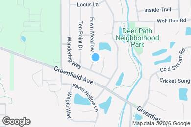 Map image of the property - 15224 Fawn Meadow Dr