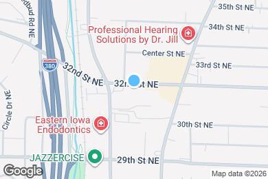 Map image of the property - 1643 32nd St NE