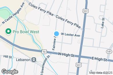 Map image of the property - 507 Fairview Ave