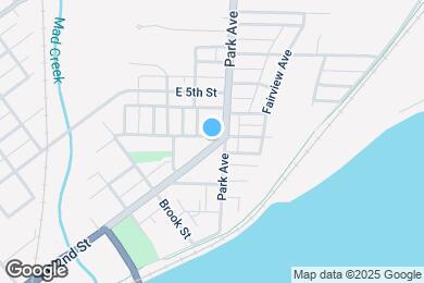 Map image of the property - 1333 E 2nd St