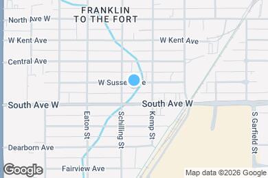 Map image of the property - 2129 W Sussex Ave