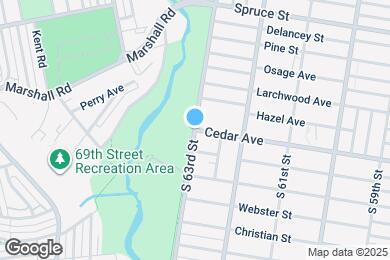 Map image of the property - 6900 Cedar Ave