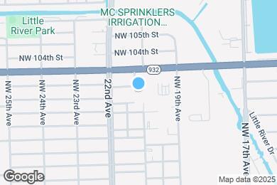 Map image of the property - 10151 NW 21st Ct