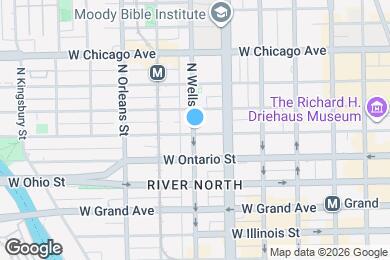 Map image of the property - 631 N Wells St
