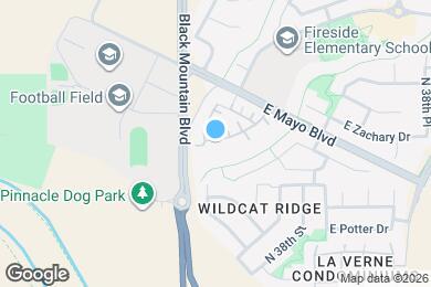 Map image of the property - 3625 E Zachary Dr
