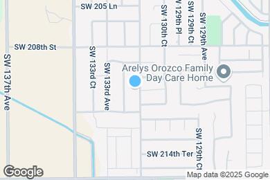 Map image of the property - 21080 SW 132nd Ave