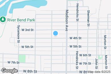Map image of the property - 1120 W 4th St