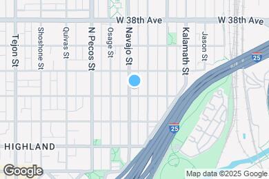 Map image of the property - 3514 Navajo St