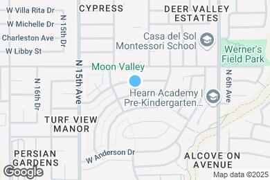 Map image of the property - 1122 W Muriel Dr