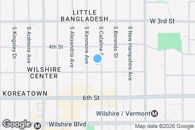 Map image of the property - 443 S Catalina St