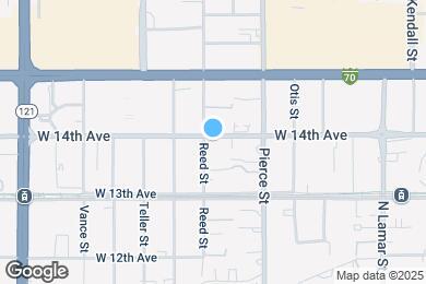 Map image of the property - 1392 Reed St