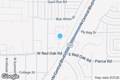 Map image of the property - The Reserve at Red Oak