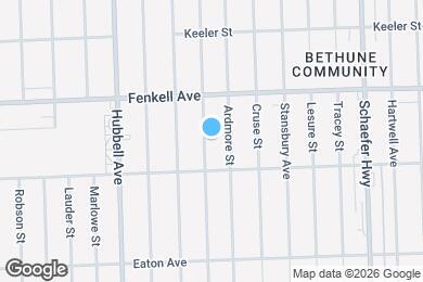 Map image of the property - 15054 Freeland St