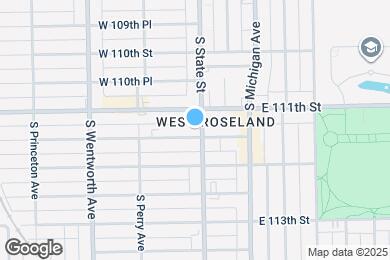 Map image of the property - 6 W 111th Pl