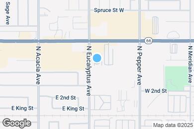 Map image of the property - 347 N Eucalyptus Ave
