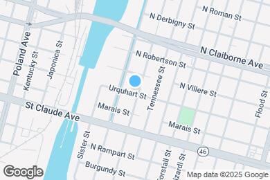 Map image of the property - 1306 Deslonde St